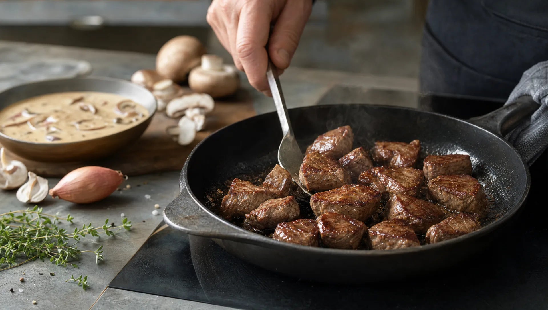 Ossenhaaspuntjes bereiden zonder ze droog te bakken - Beef Boutique