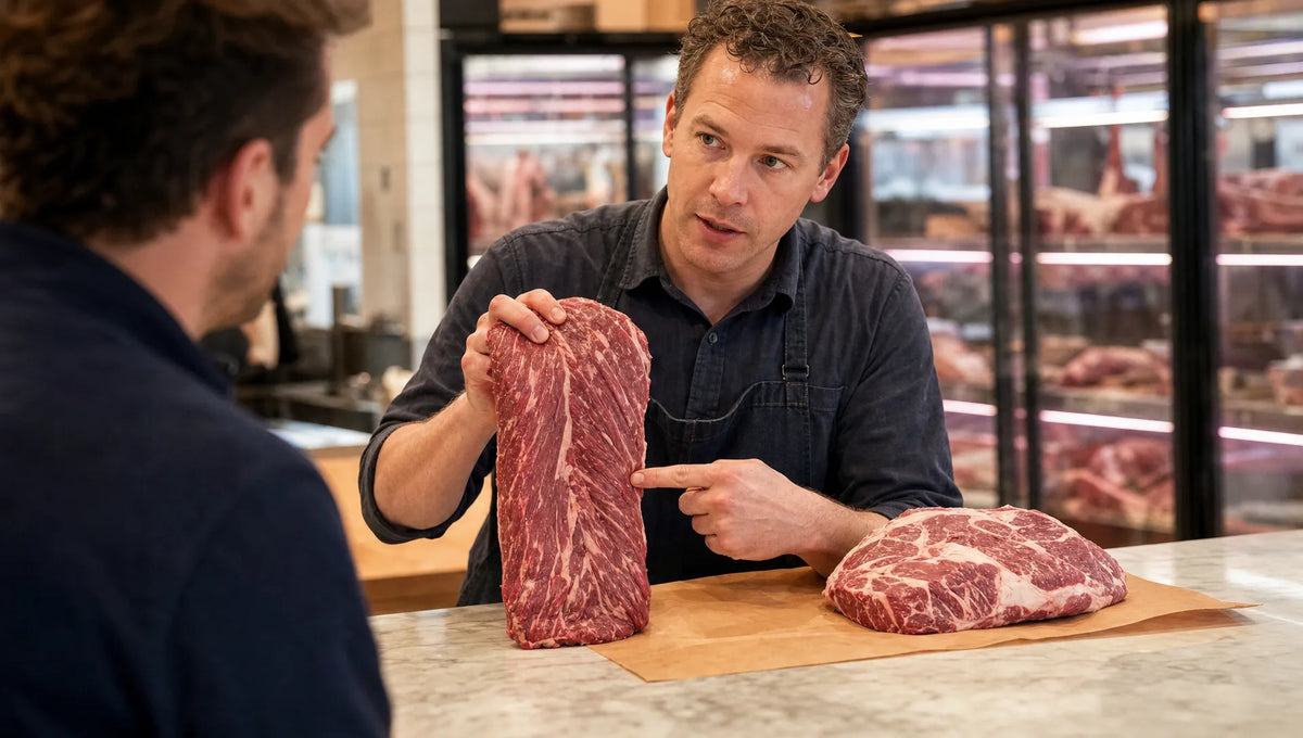 Premium vlees herkennen aan herkomst, vet en structuur - Beef Boutique