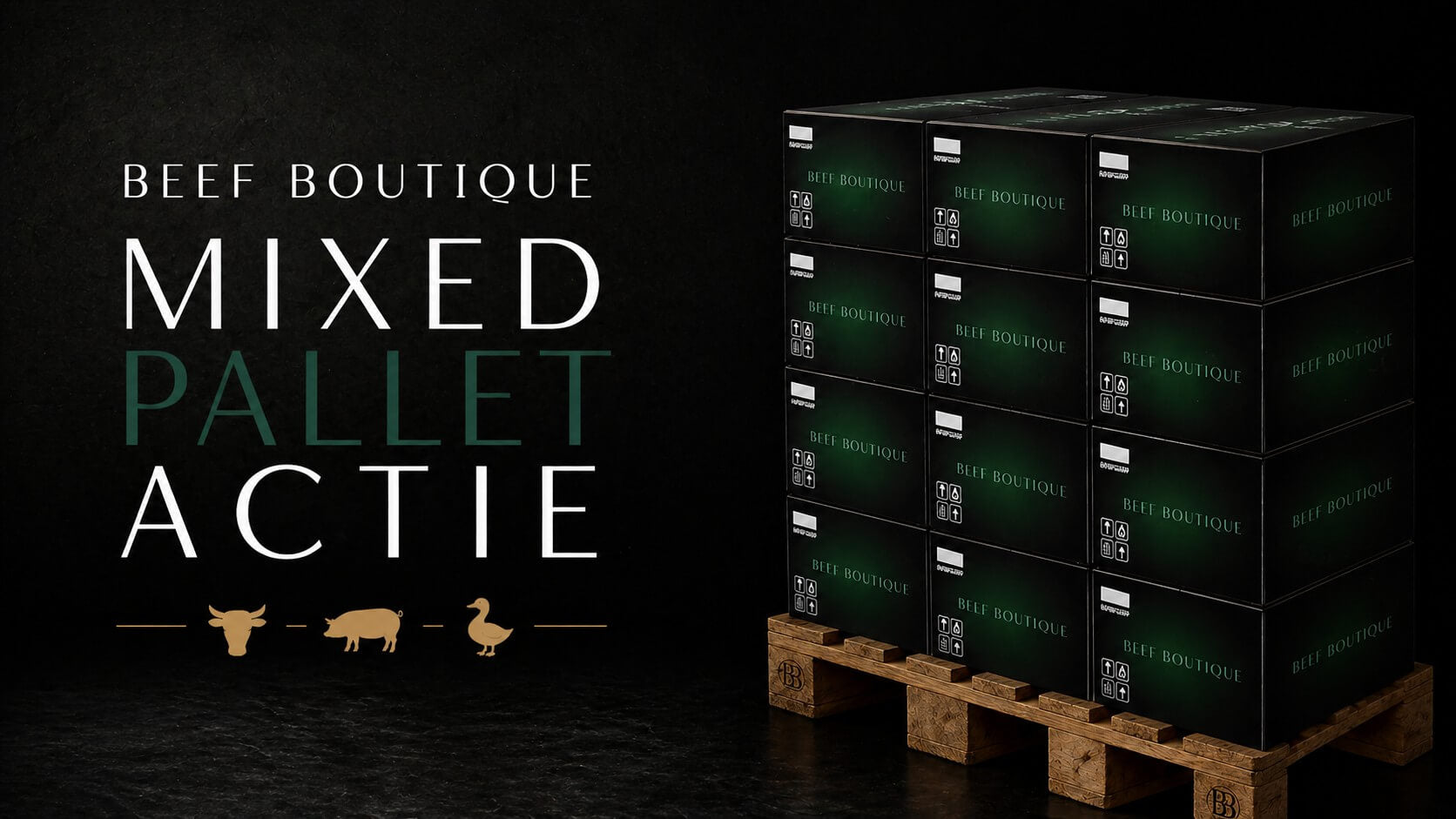 Mixed Pallet Actie - Beef Boutique