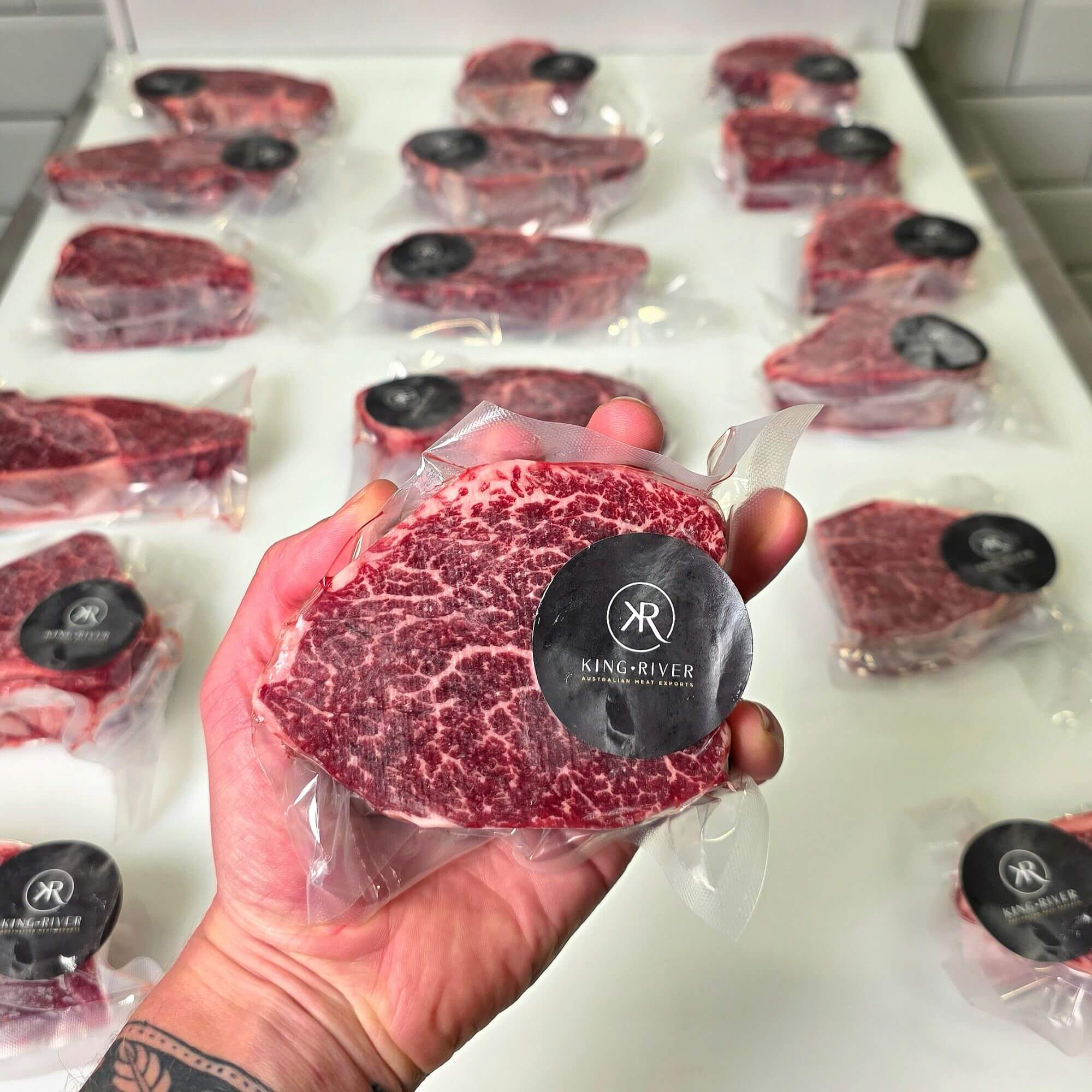 King River Wagyu Ossenhaas (geportioneerd) - Beef Boutique