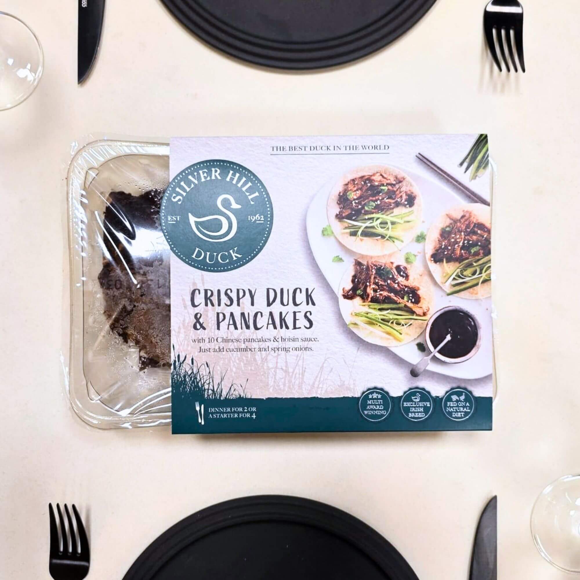 Silver Hill Duck Crispy Eend met Pannenkoekjes - Beef Boutique