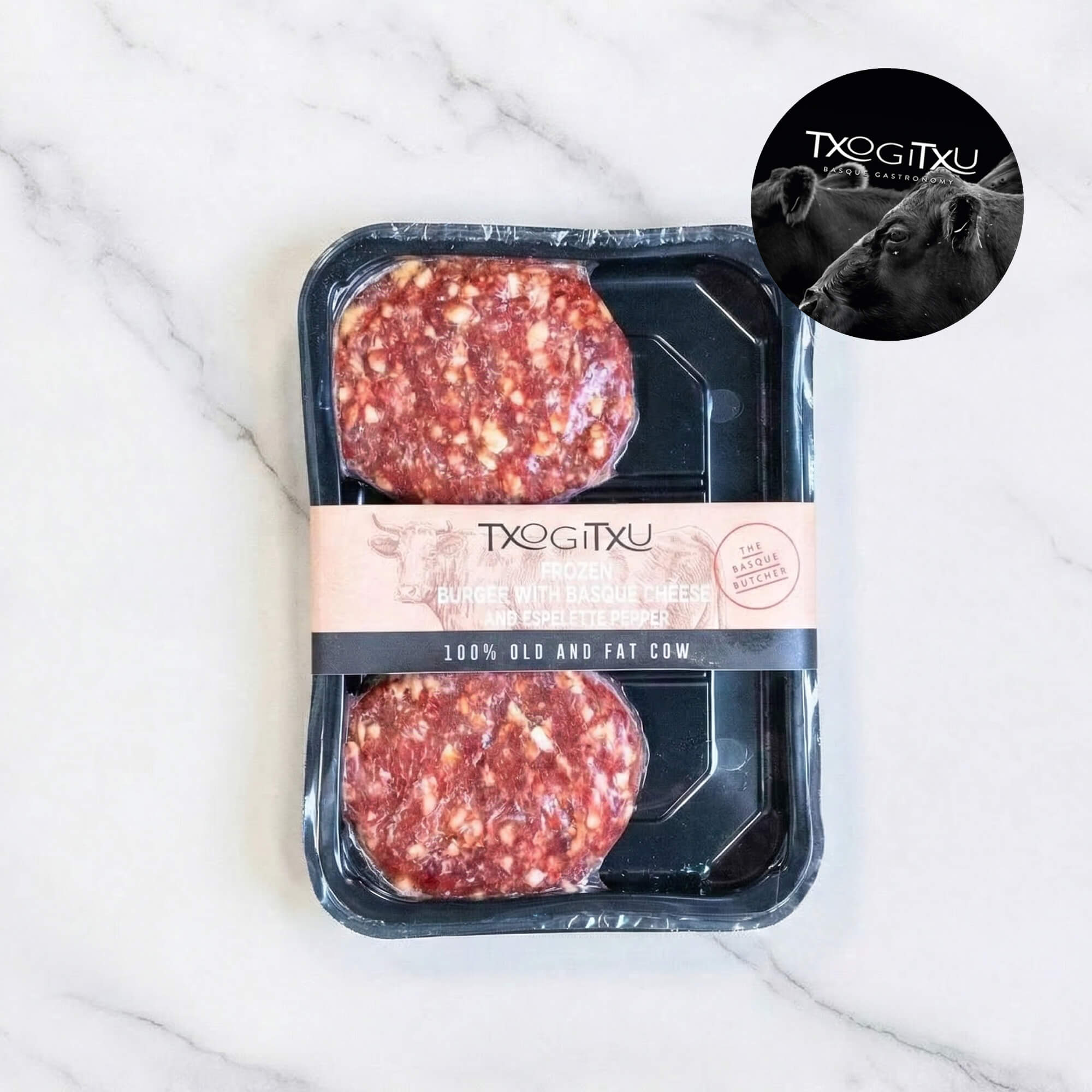 Txogitxu Burgers met Baskische kaas en Espelette peper - Beef Boutique