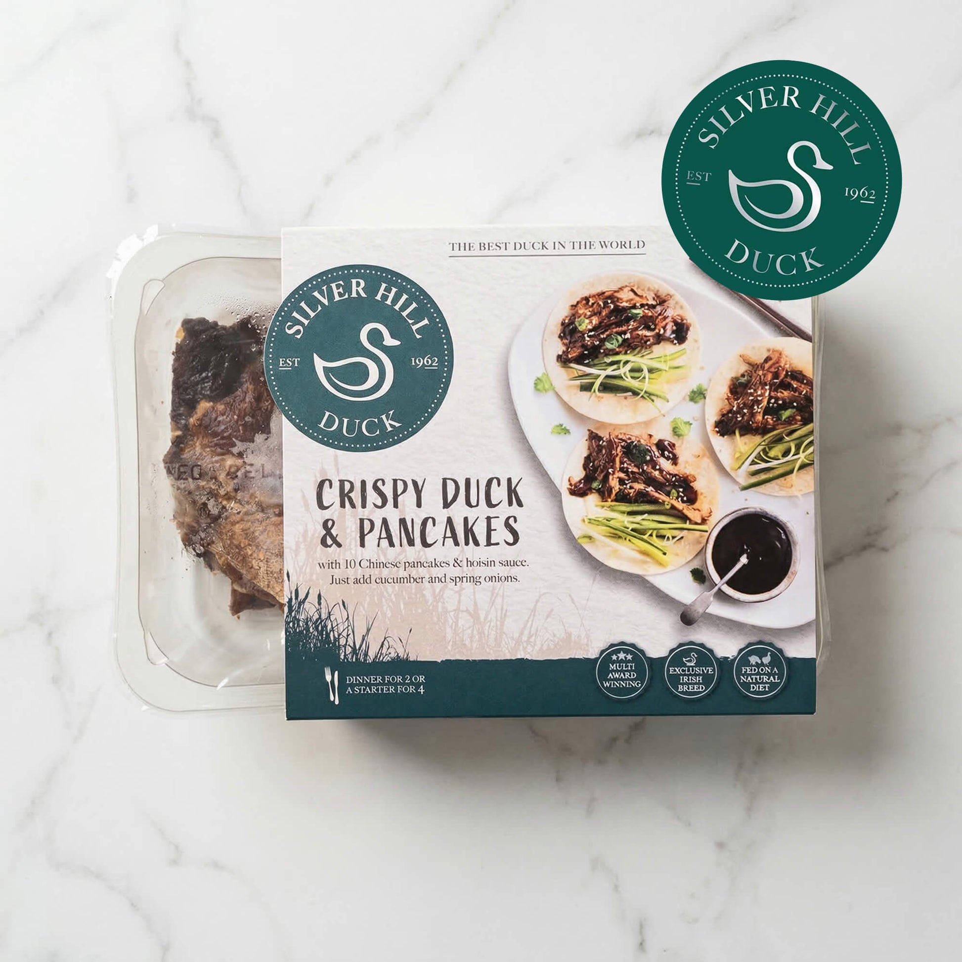 Silver Hill Duck Crispy Eend met Pannenkoekjes - Beef Boutique