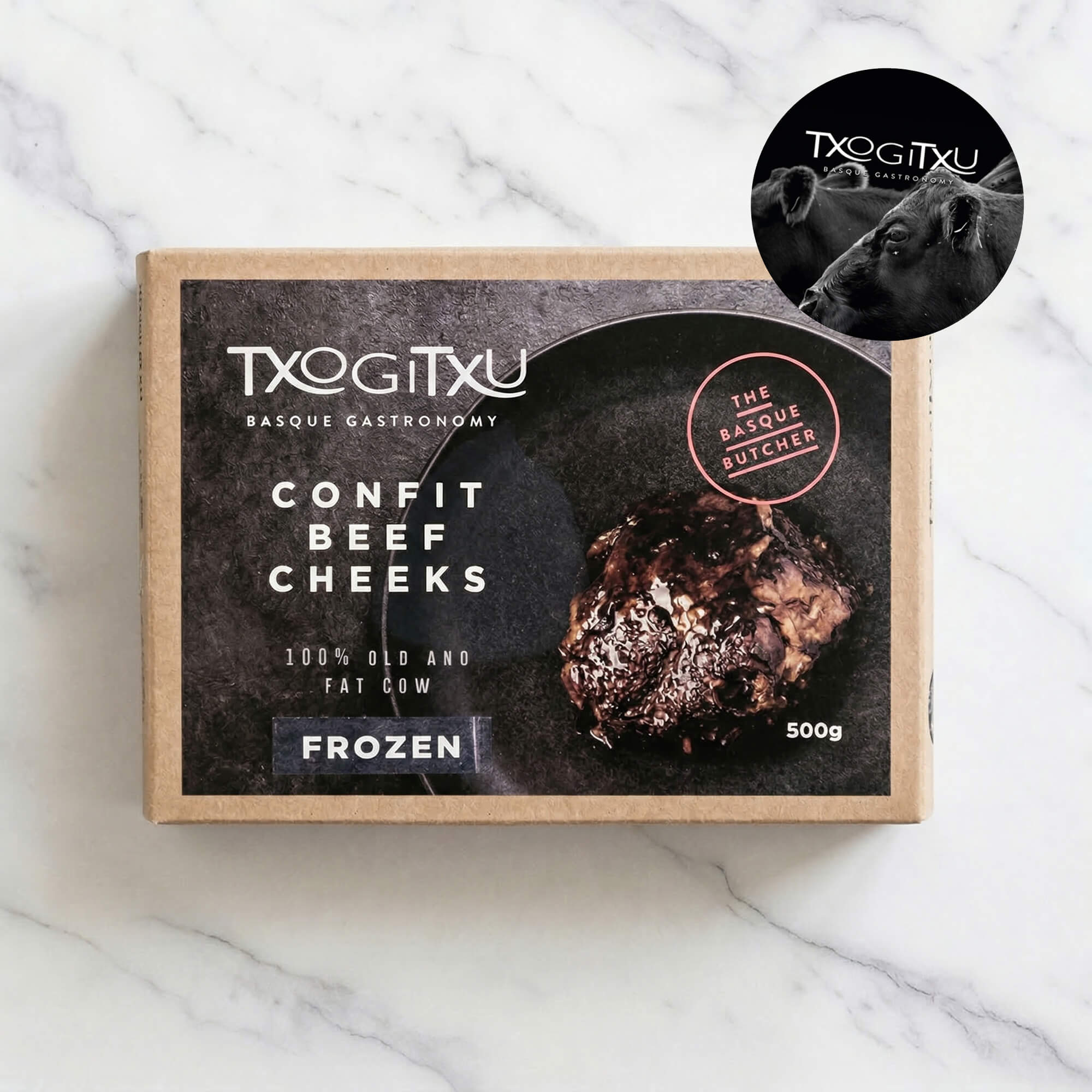 Txogitxu gekonfijte Runderwang - Beef Boutique