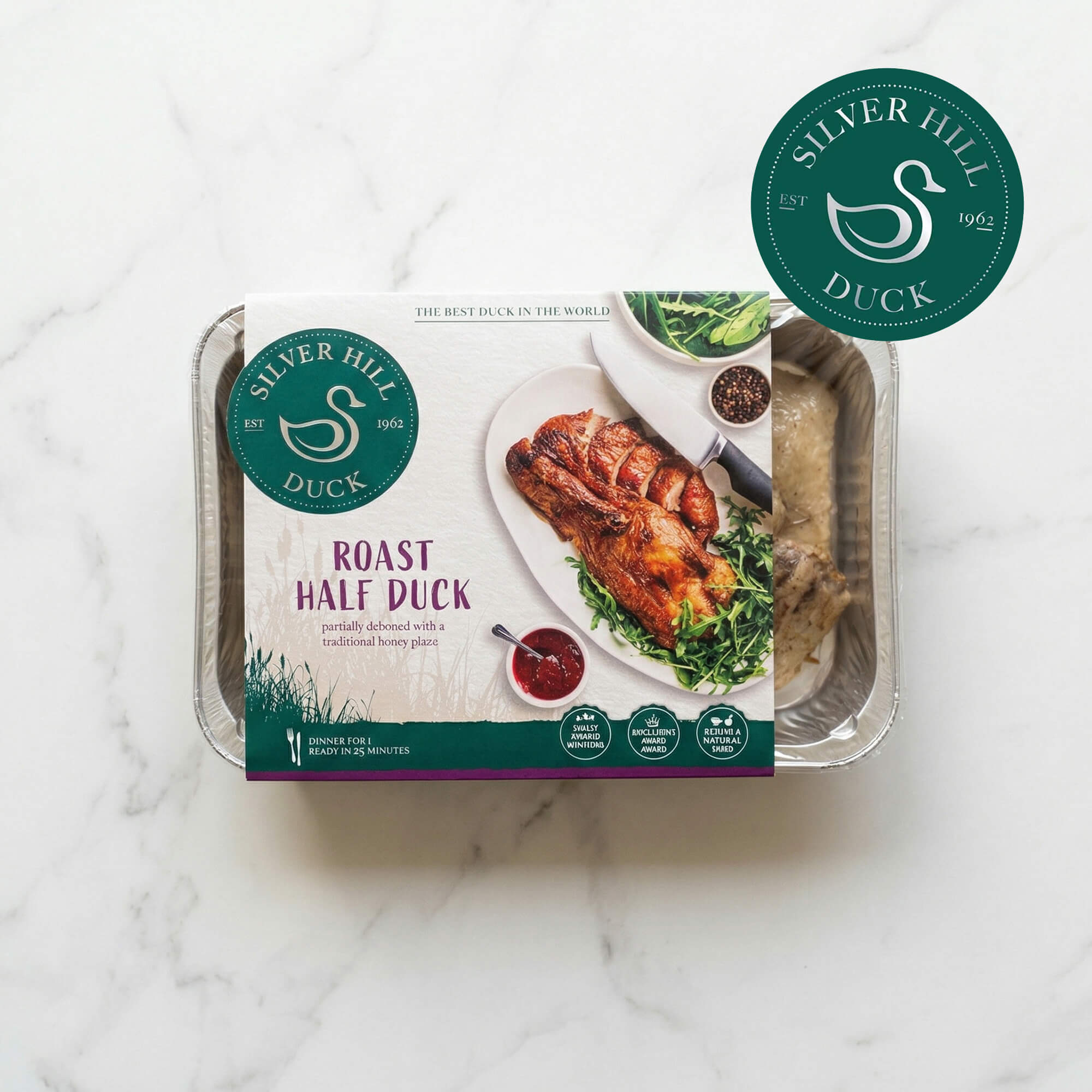 Silver Hill Duck Geroosterde Halve Eend