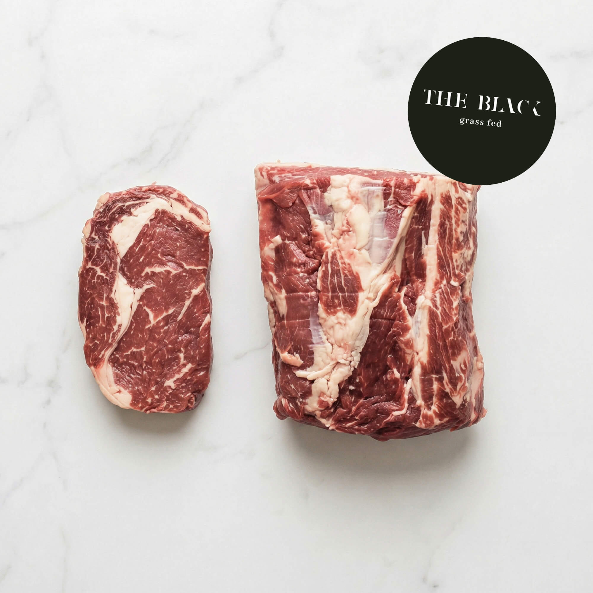 The Black Ribeye grasgevoerd (heel) - Beef Boutique