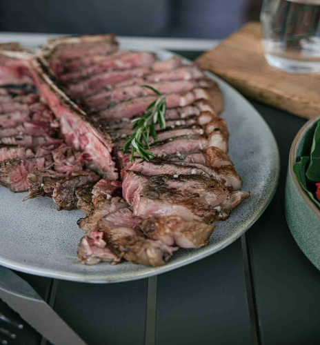 T-Bone Steak op open vuur